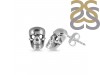 Plain Silver Skull Stud Earring PS-RDE-606.