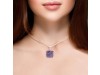 Amethyst Lace Agate Pendant-SP ALA-1-136