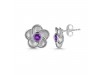 Amethyst Stud Earring AMT-RDE-584.