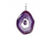 Agate (Purple) Pendant-SP APU-1-86