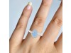 Aquamarine Ring AQM-RDR-1623.