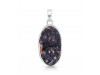 Azurite Druzy Pendant-SP AZR-1-84