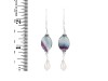 Fluorite /PearlBeaded Earring-2E BDD-3-68