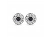 Black Tourmaline Stud Earring BLS-RDE-607.