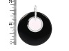 Black Onyx Donut Pendant-SP BOX-1-125