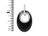 Black Onyx Donut Pendant-SP BOX-1-137