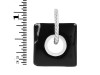 Black Onyx Donut Pendant-SP BOX-1-189