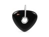 Black Onyx Donut Pendant-SP BOX-1-212