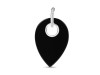 Black Onyx Donut Pendant-SP BOX-1-226