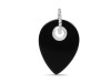 Black Onyx Donut Pendant-SP BOX-1-262