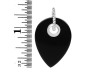 Black Onyx Donut Pendant-SP BOX-1-262