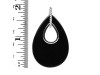 Black Onyx Donut Pendant-SP BOX-1-274