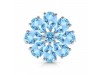 Blue Topaz Ring BTZ-RDR-2078.