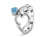 Blue Topaz OM Ring BTZ-RDR-2165.