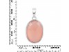 Pink Chalcedony Pendant-SP CHD-1-75