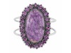 Charoite Statement Cuff Bracelet-2S CLC-CHR-10-7