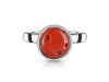 Red Coral Ring-R-Size-7 COR-2-51