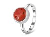 Red Coral Ring-R-Size-7 COR-2-51