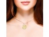 Citrine Druzy Pendant-SP CTD-1-20