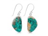 Dioptase Druzy Earring-E DPT-3-47