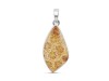 Fossilized Coral Pendant-SP FSC-1-11