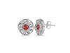 Garnet Stud Earring GAR-RDE-607.