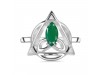 Green Onyx Triquetra Ring GRO-RDR-2166.