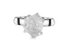Petroleum Herkimer Diamond Rough Ring-R-Size-6 HDP-2-350