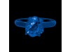 Petroleum Herkimer Diamond Rough Ring-R-Size-8 HDP-2-398