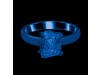 Petroleum Herkimer Diamond Rough Ring-R-Size-8 HDP-2-466