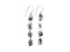 Herkimer Diamond Rough Earring-2E HKD-3-288