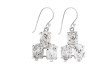 Herkimer Diamond Rough Earring-2E HKD-3-33