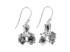 Herkimer Diamond Rough Earring-2E HKD-3-73