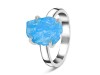 Neon Apatite Rough Ring-R-Size-5 NAR-2-157