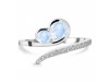 Moonstone & White Topaz Ring RBM-RDR-470.