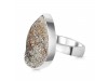 Spectropyrite Druzy Adjustable Ring-ADJ-R SPD-2-112