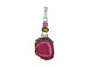 Tourmaline Slice Pendant-2SP TRM-1-50