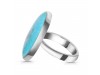 Turquoise Adjustable Ring-ADJ-R TRQ-2-237