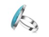 Turquoise Adjustable Ring-ADJ-R TRQ-2-294