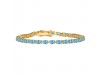 Blue Topaz Bracelet BTZ-RDB-109.