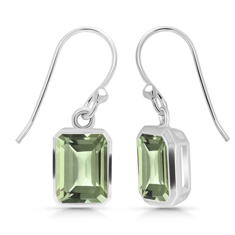 Green Amethyst Earring