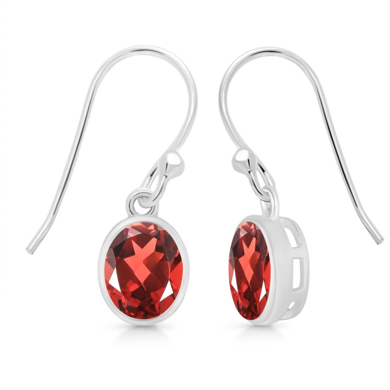 Garnet Earring