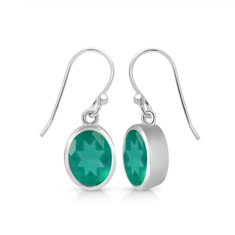 Green Onyx Earring