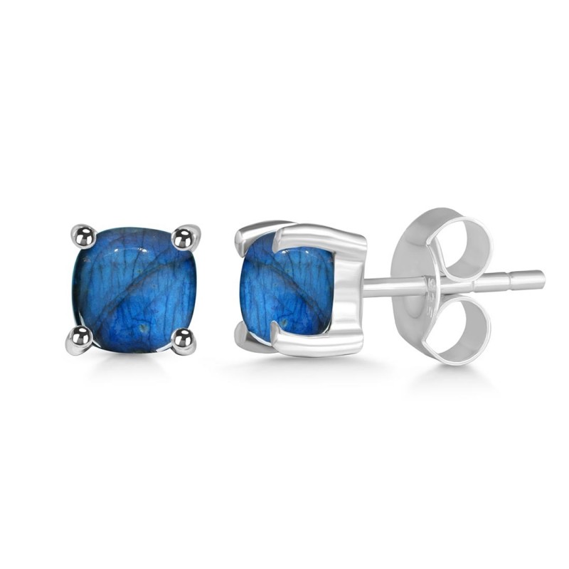 Labradorite Stud Earring