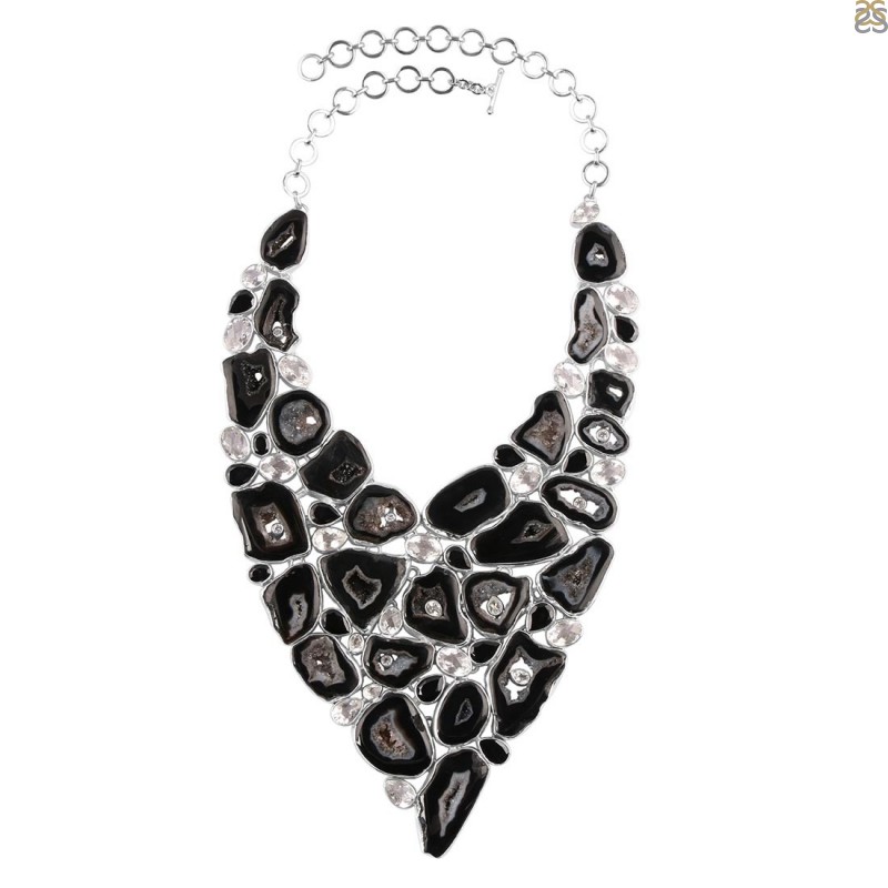 GIVA Silver Classic Zirconia Necklace – GIVA Jewellery