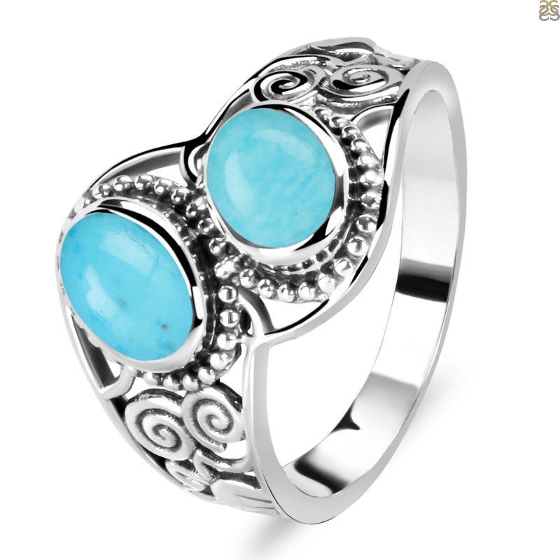 Buy Sterling Silver Turquoise Ring at Wholesale Prices from Rananjay ...