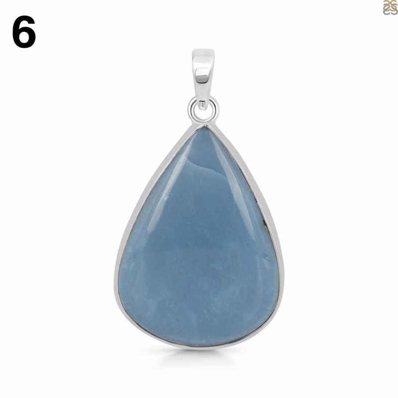 Tiny Blue Opal Necklace – Classique Jewellery