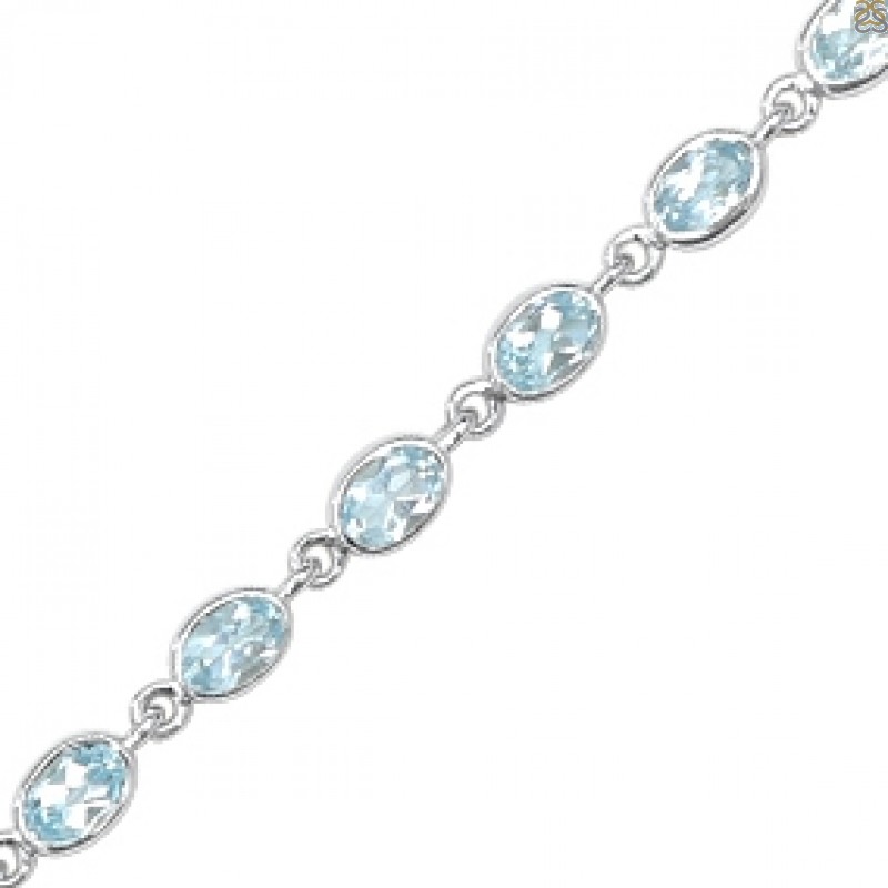 Blue Topaz Bracelet - Ray Griffiths Fine Jewelry