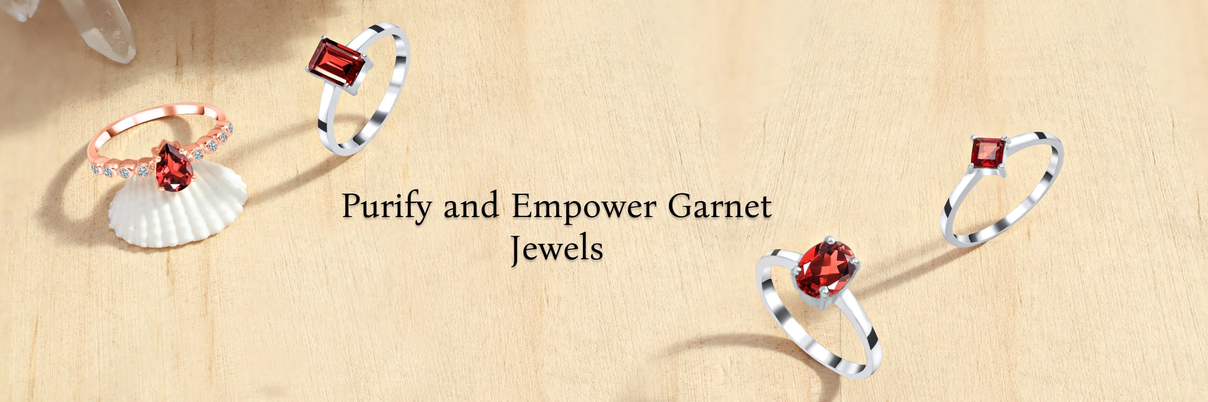 Cleansing and Charging Your Garnet Jewelry