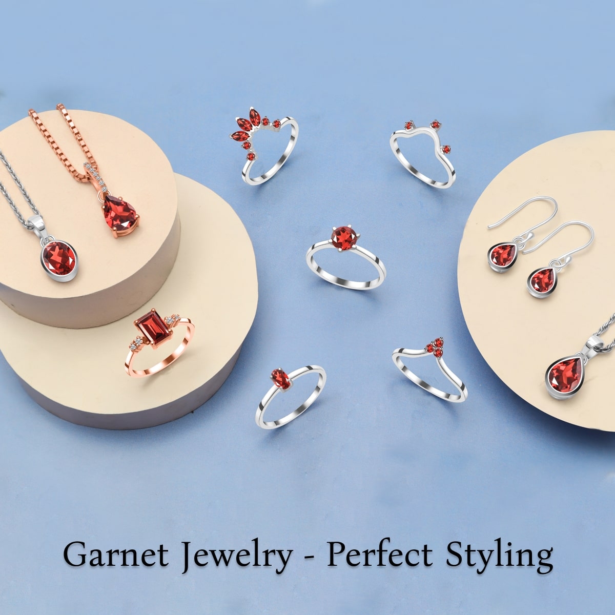 Styling and Adorning Garnet Jewelry